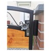 UHRIG Wrought Iron Handle Set for Garden Door, Right Door