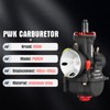 NIBBI PWK24mm Carburetor with Carb Jets, Fit 140cc-150cc YAMAHA TTR125cc