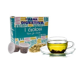 Caffè Vulcanus - 40 Kapseln mit DIGESTIVE Kräutertee, Kapseln kompatibel mit Nespresso®*