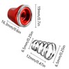 Laroal 2Pcs M5 Bicycle Hub Nut with 4 Quick Release