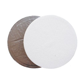 3 Pcs Non-Flammable Cotton for Round Incense Burner Flame Retardant Cotton for Mosquito Trap Incense Sticks Non-Flammable Mat Heat Insulation Flame Retardant Sheet for Incense Trays Mosquito Trap Holder Diameter 16cm (White)