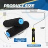 Threlaco 3 Pcs 9 Inch Drywall Compound Roller Cover with