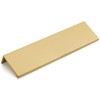 goldenwarm 25 Pack Champagne Gold Edge Tab Pulls Drawer Finger