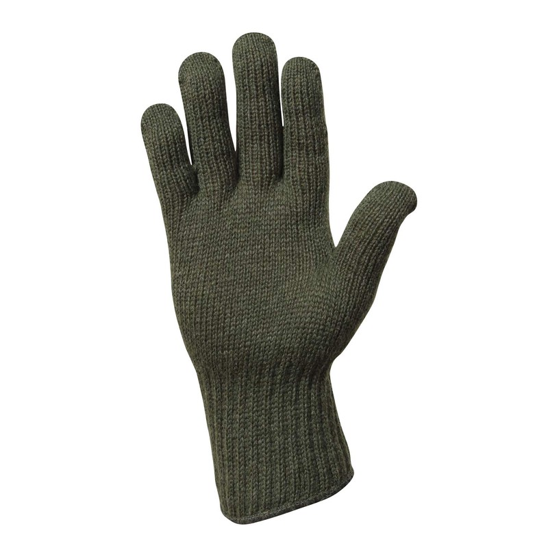 Rothco Gi Wool Glove Liners, 4 Size, Olive Drab