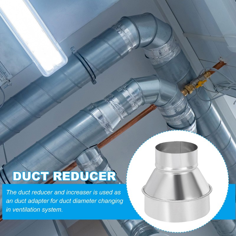 PATIKIL 5 Inch to 3 Inch Round Duct Reducer Increaser