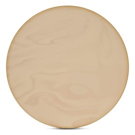 Wooden Ornaments for Crafts, 6" Round Wooden Disc, 1/4 Thick Laser Cut Circles, Set of 10 Wood Slices for Crafts, Unfinished Wood Blank Ornaments for Crafting