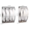 MOUMOUTEN Household Wall-Mounted Stainless Steel Toothbrush Holder - Modern Bathroom