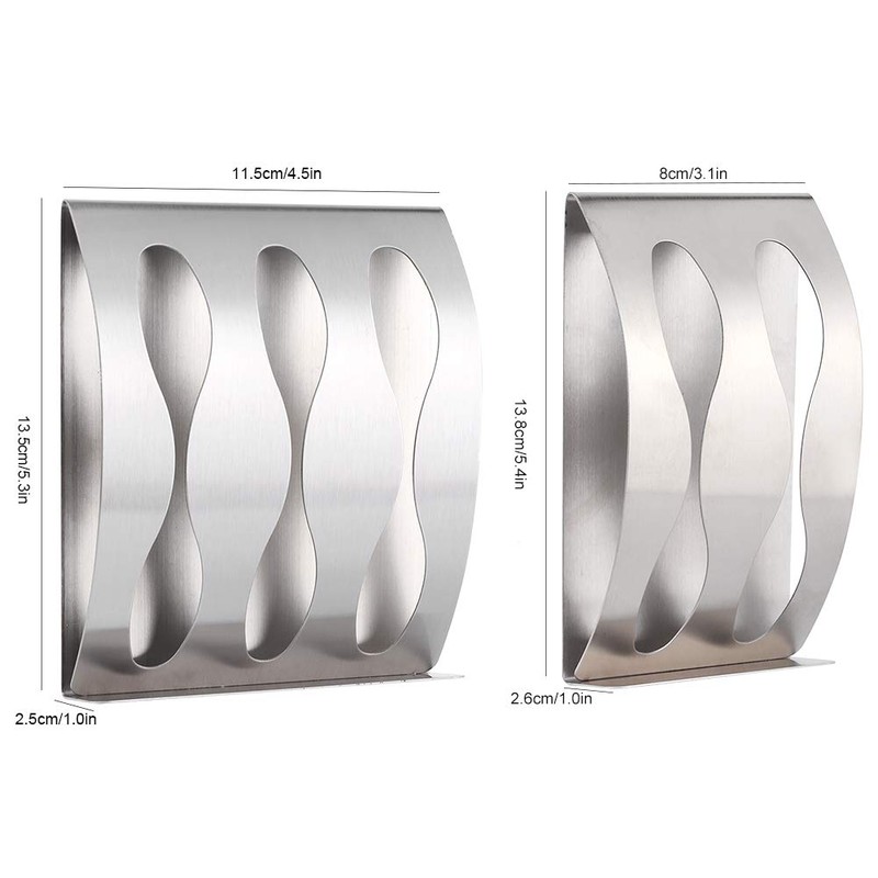 MOUMOUTEN Household Wall-Mounted Stainless Steel Toothbrush Holder - Modern Bathroom