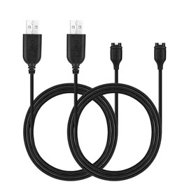 JIUJOJA Compatible with Garmin Garmin vivosmart 5 Watch Charging Cable（2Pack 120cm+120cm）