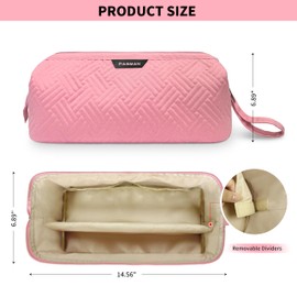 Hair Tools Travel Bag for Shark Flex,Carrying Case Flat Curling Iron Waterproof Organizer,Compatible with FlexStyle Attachment (Pink)