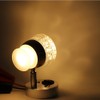 12V-24V LED Dual Heads Spot Light Switch Oval Bedside Reading