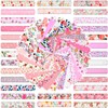 Tatuo 30 Pcs 10" Pink Theme Quilting Cotton Fabric Squares