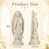 Our Lady of Guadalupe Statue 24 Inch Virgin Mary Resin