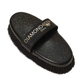 Haas Diamond Diva Sheepskin Horsehair Band Shine Brush 200 x 85 mm Diamond Design