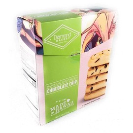 Diamond Bakery Chocolate Chip Hawaiian Macadamia Nut Shortbread Cookies 4.4 oz