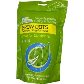 Grow Dots Extended Veg Plant Food, Single-Application, Programmed-Release Plant Nutrient Fertilizer 24oz