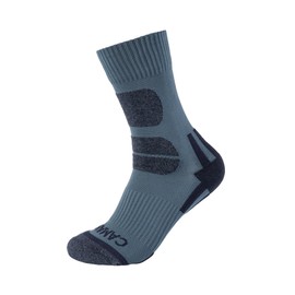 Camano Unisex Hiking Socks Padded Sole Comfortable Foot Climate Optimised Moisture Wicking Perfect Fit Arch Support Pack of 4, denim