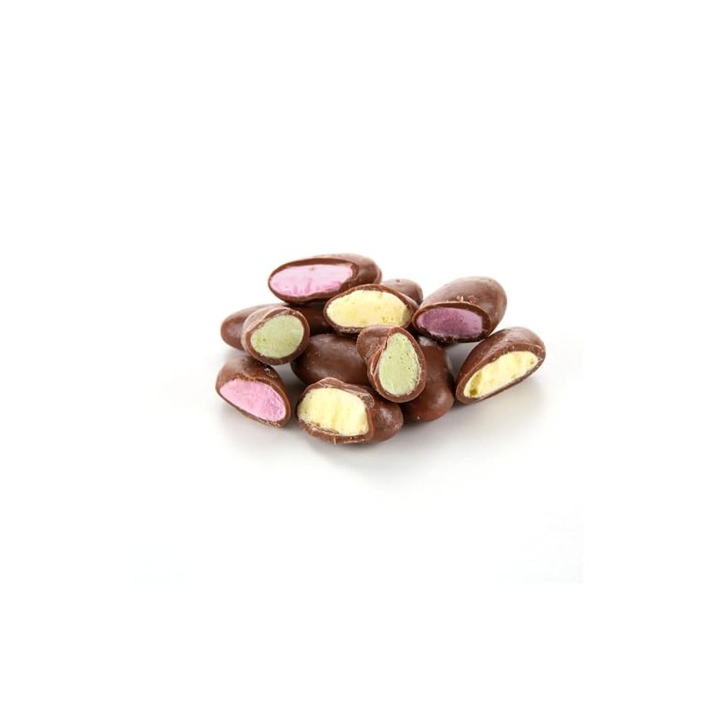 CARIANS Smooth Milk Chocolate Coated Crunchy Candy Pieces, Chocolate Covered