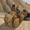 Durable Men Military Chest Shoulder Bag Pack for Travel Hiking