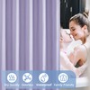 Furlinic Extra Wide 108x72 Shower Curtain Liner Purple Fabric,Commercial Polyester