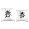 Pastel Paint Art Tarantula Spider Tarantulas Throw Pillow