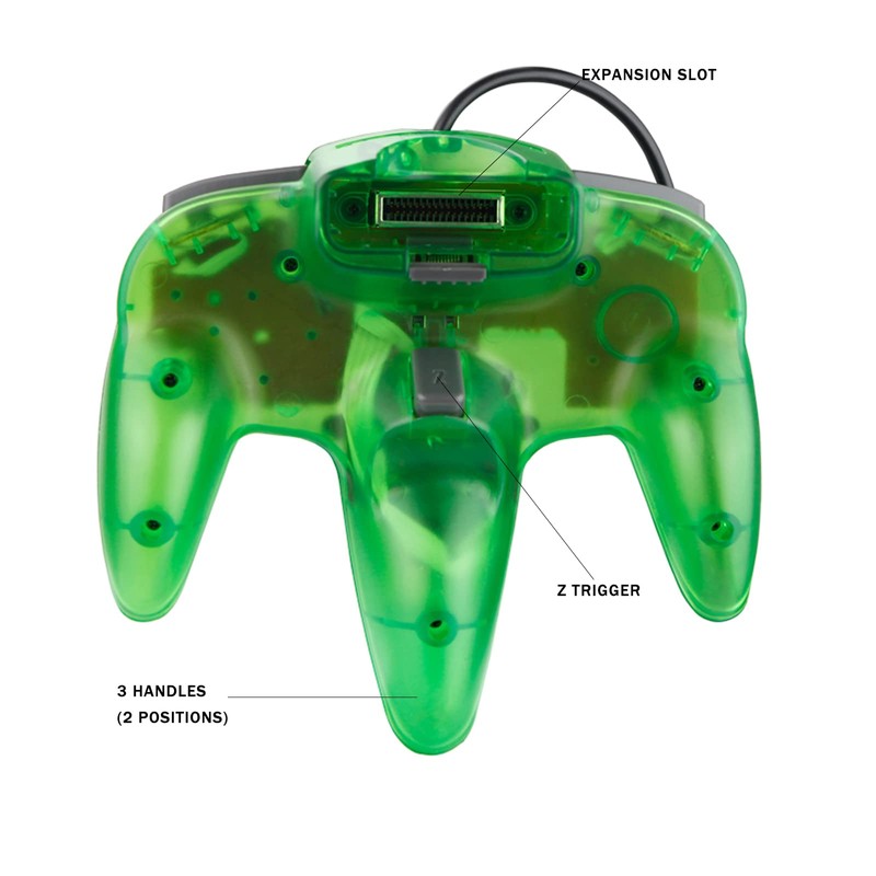 JINHOABF 2 Pack Classic N64 Controller,Wired N64 64-bit Gamepad Joystick