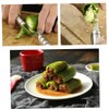 Mikinona 5pcs Multifunctional Pepper Core Remover Set Kitchen Chili Corers