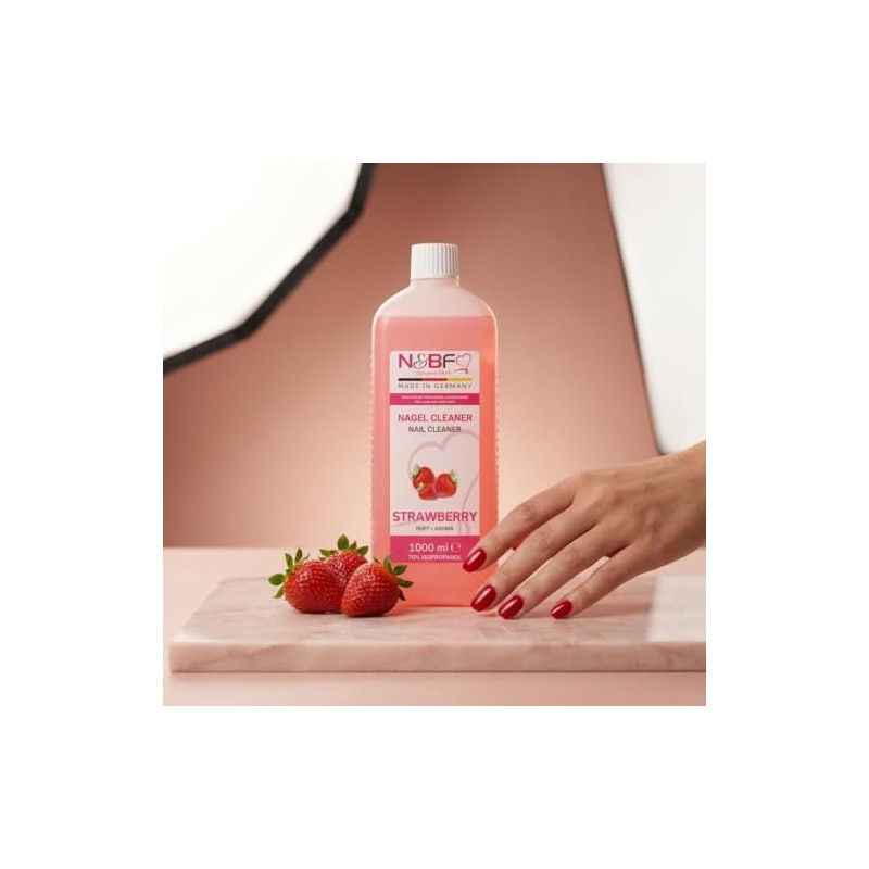 N&BF Nail Cleaner Gel Nails Strawberry UV Nail Polish 1000