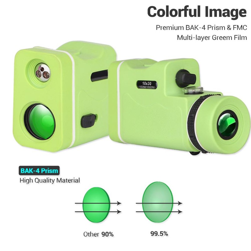 Monocular Telescope High Power 10x30 Monoculars for Adults Kids BAK4