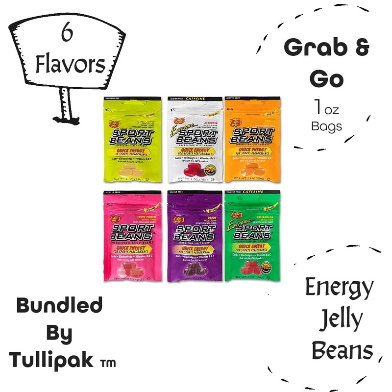 Jelly Belly Sport Bean Variety | 6 pack 1oz bags