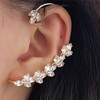 Stocking Stuffers Holiday Outfits for Women 2024 Rhinestone Ear Cuff