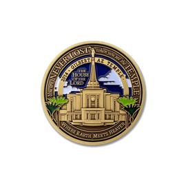Armor Coin & Emblem - LDS Gilbert Temple Medallion