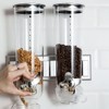 PanDair Cereal Dispenser Wall Mounted,Food Dispensers 2 Pcs Wall Mount