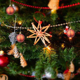 NUOBESTY 6 stücke 9 cm Weihnachtsbaum hängende Kugeln bruchsicher Weihnachtsbaum Dekoration Ball für Weihnachten Urlaub Weihnachtsbaum Party Dekoration (Basketball)