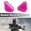 X AUTOHAUX 1 Pair Motorcycle Plush Cat Ears Shape Helmet