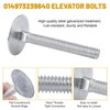014973239640 Elevator Bolts, 1/4-20 x 2 Flat Sinking Elevator Bolts,
