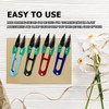 HAISHANG 4Pcs Sewing Scissors,Fabric Scissors,Tailor Dressmaking Crochet Scissors with Clip,Yarn