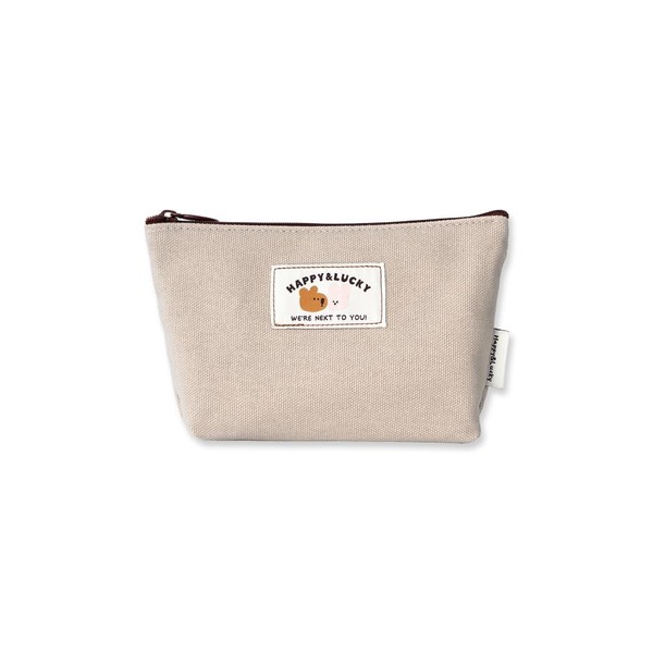 Monolike Happy and Lucky Daily Pouch - Beige Office Pouch