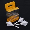 CUESOUL ROST Integrated Dart Shaft and Flights Medium,White Diamond Shape,Set