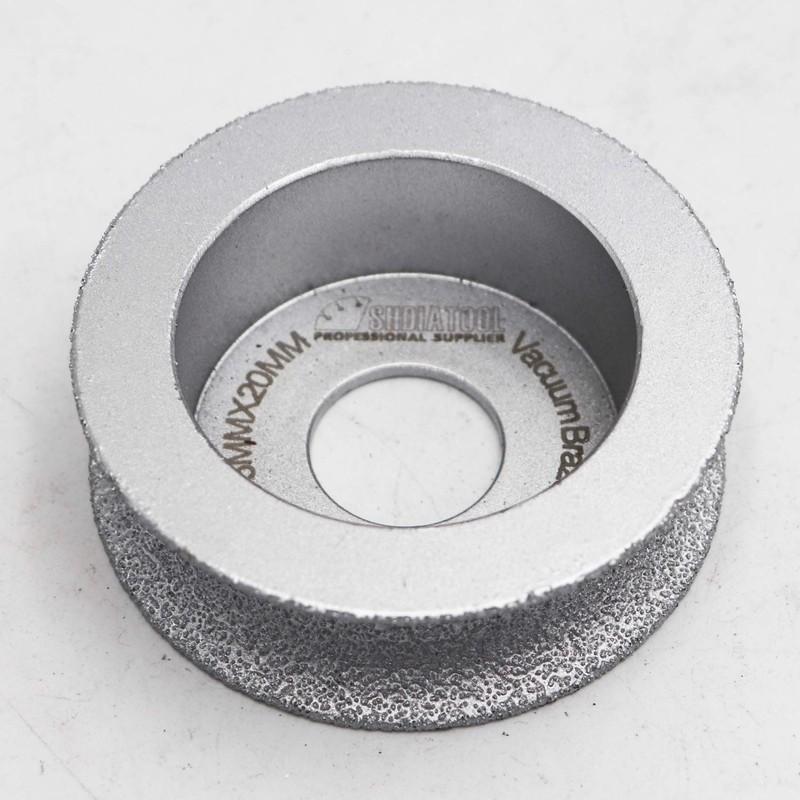 SHDIATOOL 3 Inch Profile Hand Diamond Wheel Height 20mm Half-Round