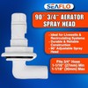 SEAFLO 90° 3/4" AERATOR SPRAY HEAD FOR LIVEWELLS/RECIRCULATING SYSTEMS/WATER SYSTEMS