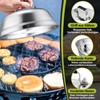 HaWare Burger Bell, Set of 4 Stainless Steel Burger Bell