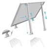 2 Sets (4Pcs) Solar Panel Mounting Brackets - Adjustable Solar