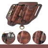 TOURBON Multitool Sheath for Belt Leather EDC Pocket Organiser with