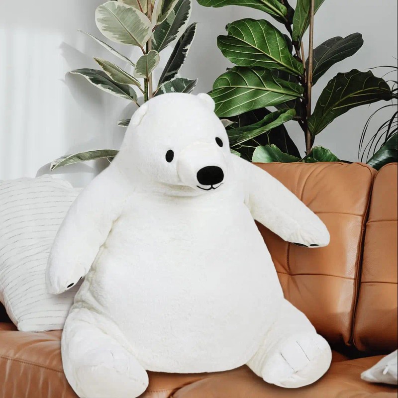 Huge Black White Brown Bear Soft Giant Stuffed Bear Toy