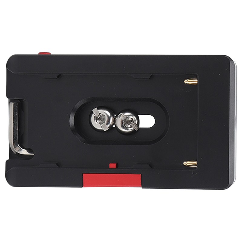 NP F Battery Adapter Plate Non Slip Self Locking Button