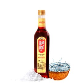 CHIN-SU Fish Sauce, Phu Quoc Premium Vietnamese Fish Sauce, Produced & Bottled In Phu Quoc Island, 16.9 Oz. Bottle