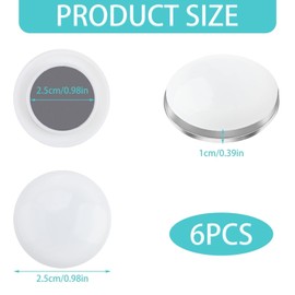 Weight Curtain Shower, Magnets Curtain Shower Waterproof Magnetic Curtains Round Weight Drapery for Drapery Tablecloth Curtain Clips Prevents Curtain Shower Bubbles