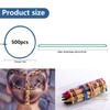 Pack of 500 Rubber Bands, 38 mm Colourful Rubber Rings,
