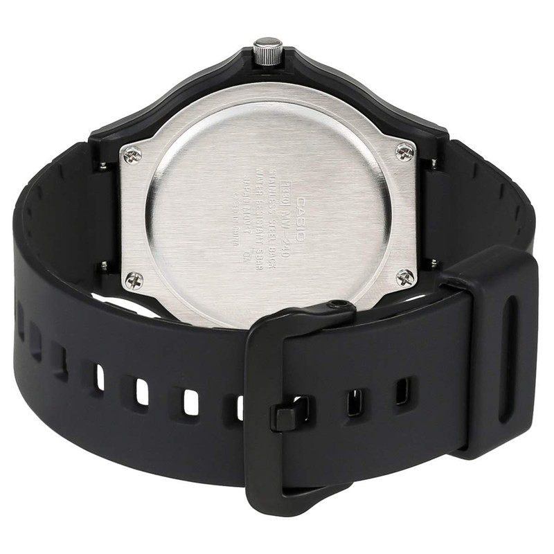CASIO MW-240 Unisex Analogue Quartz Watch with Resin Strap, Bracelet